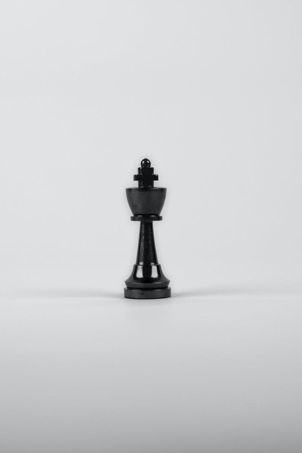 black_wooden_king_chess_piece